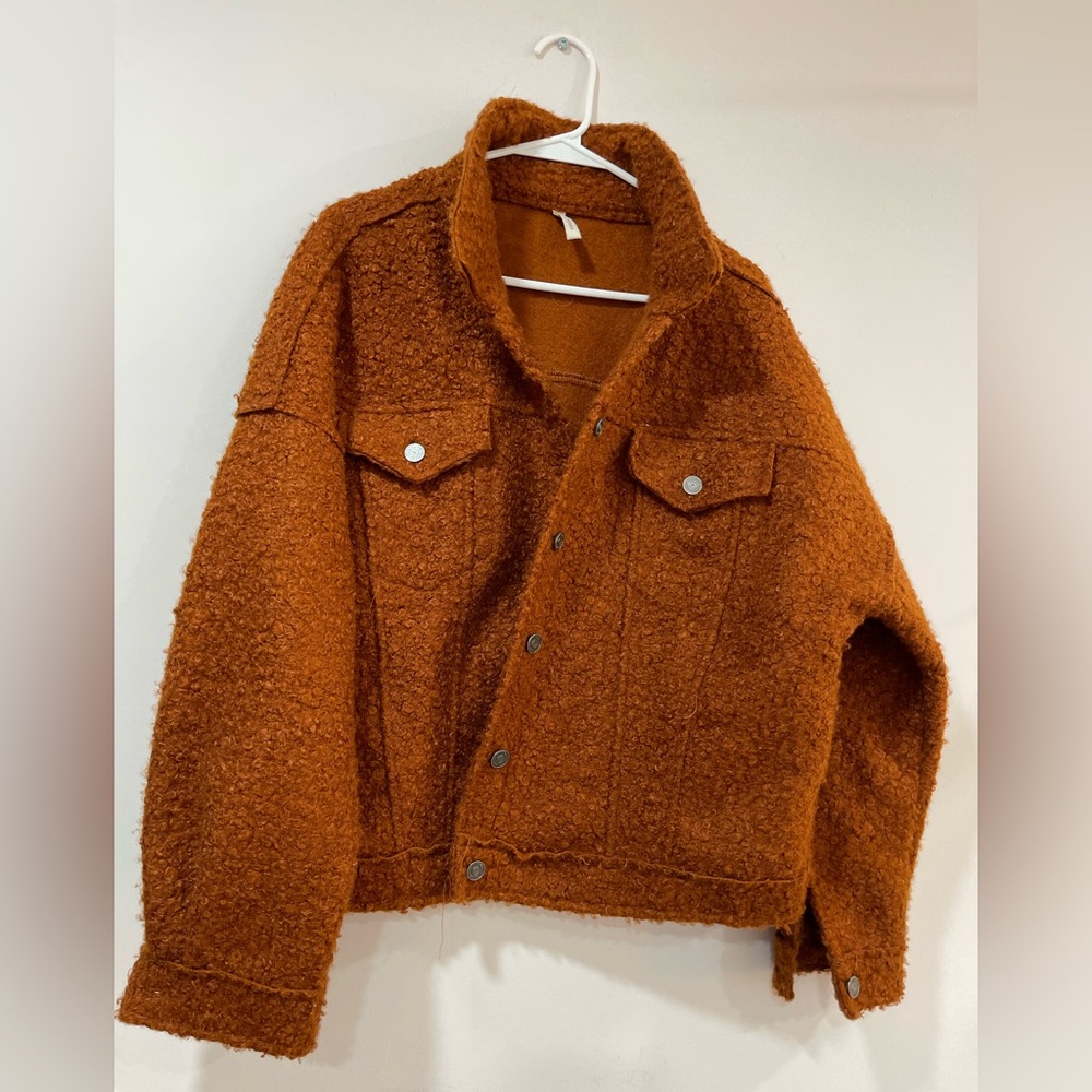 Wishlist Rust Orange Textured Jacket
